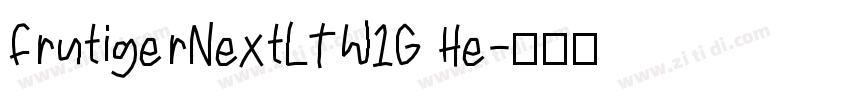 FrutigerNextLTW1G He字体转换
